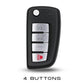 Nissan Key Cover - 4 Buttons